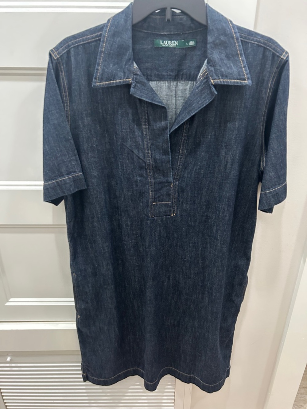 Lauren dark denim dress size L